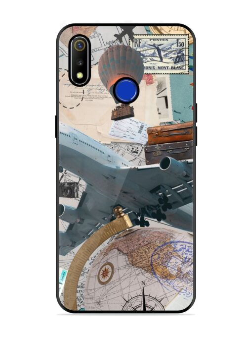 Adventure Awaits Glossy Metal Phone Cover for Realme 3