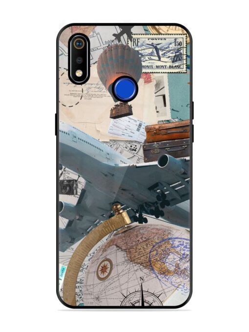 Adventure Awaits Glossy Metal Phone Cover for Realme 3I Zapvi