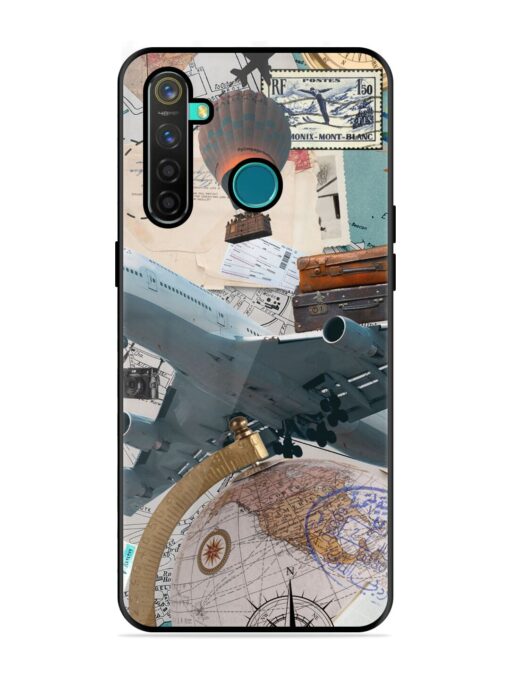 Adventure Awaits Glossy Metal Phone Cover for Realme 5 Pro Zapvi