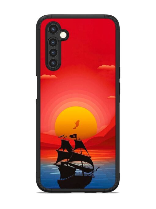 Sunset Sail Glossy Metal Phone Cover for Realme 6 Zapvi