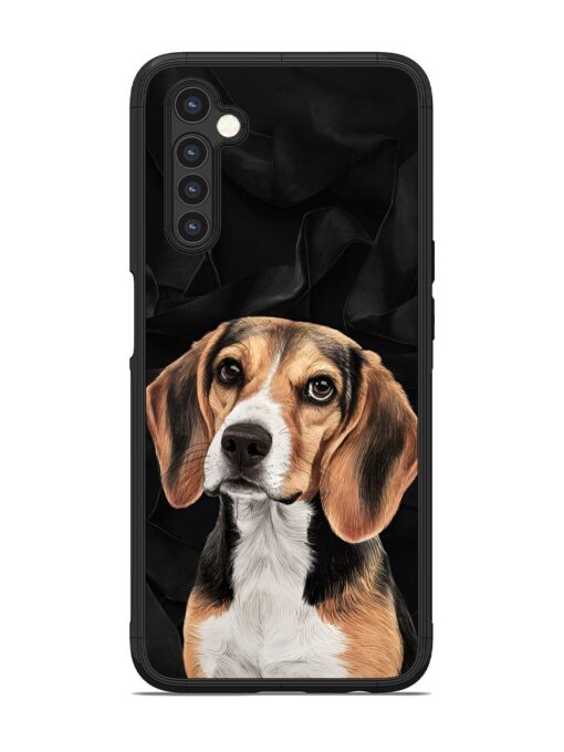 Beagle Portrait Glossy Metal Phone Cover for Realme 6