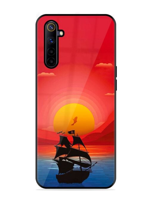 Sunset Sail Glossy Metal Phone Cover for Realme 6I