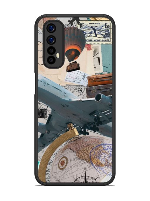 Adventure Awaits Glossy Metal Phone Cover for Realme 7 Zapvi