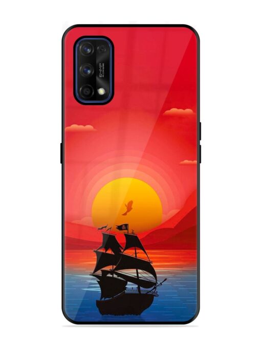 Sunset Sail Glossy Metal Phone Cover for Realme 7 Pro