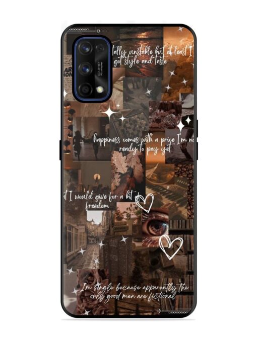 Melancholy Aesthetic Glossy Metal Phone Cover for Realme 7 Pro Zapvi