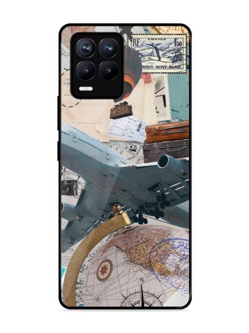 Adventure Awaits Glossy Metal Phone Cover for Realme 8 (4G) Zapvi