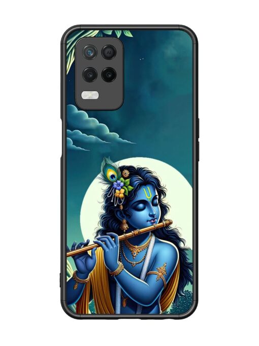 Krishna's Divine Flute Glossy Metal Phone Cover for Realme 8 (5G)