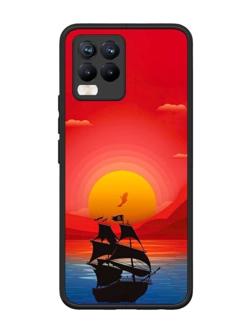 Sunset Sail Glossy Metal Phone Cover for Realme 8 Pro Zapvi