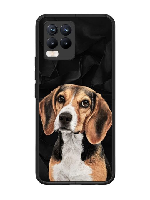 Beagle Portrait Glossy Metal Phone Cover for Realme 8 Pro