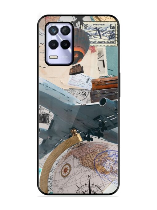 Adventure Awaits Glossy Metal Phone Cover for Realme 8S (5G)