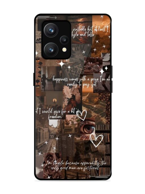 Melancholy Aesthetic Glossy Metal Phone Cover for Realme 9 (4G)