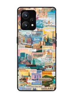 Travel Inspiration Collage Glossy Metal Phone Cover for Realme 9 (4G)