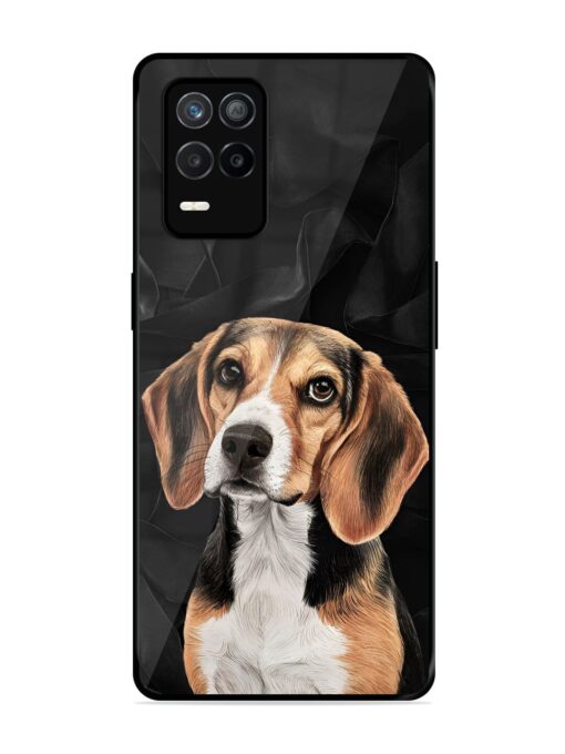 Beagle Portrait Glossy Metal Phone Cover for Realme 9 (5G) Zapvi