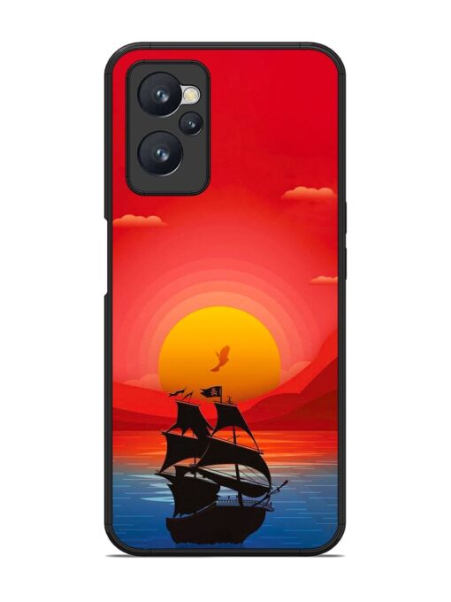 Sunset Sail Glossy Metal Phone Cover for Realme 9I (4G)