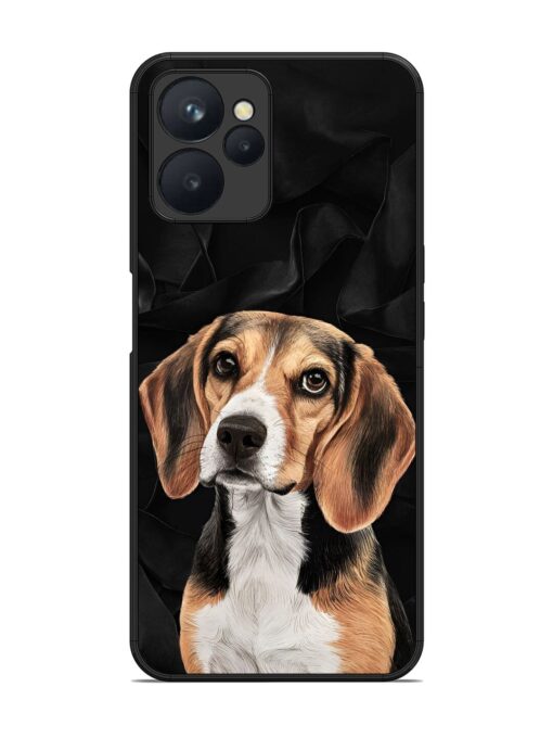 Beagle Portrait Glossy Metal Phone Cover for Realme 9I (5G) Zapvi