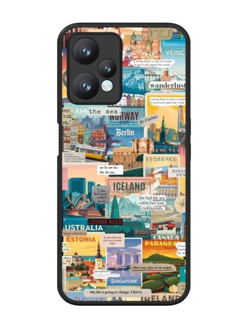 Travel Inspiration Collage Glossy Metal Phone Cover for Realme 9 Pro (5G)