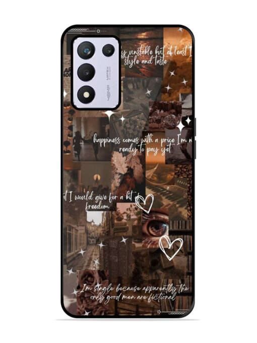 Melancholy Aesthetic Glossy Metal Phone Cover for Realme 9 Se (5G)