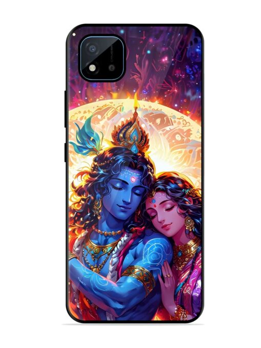 Radha Krishna Art Glossy Metal Phone Cover for Realme C11 (2021)