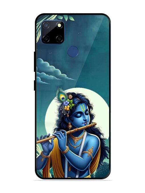 Krishna's Divine Flute Glossy Metal Phone Cover for Realme C12 Zapvi