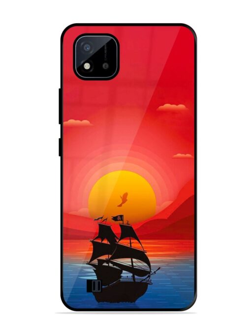 Sunset Sail Glossy Metal Phone Cover for Realme C20