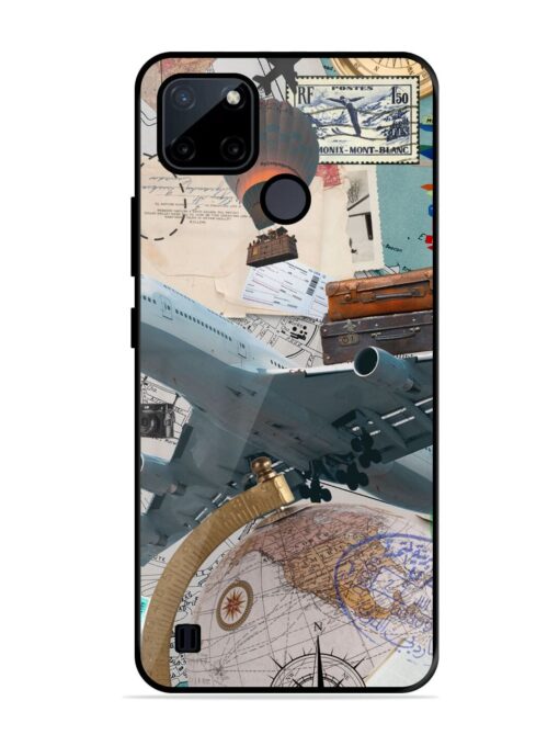 Adventure Awaits Glossy Metal Phone Cover for Realme C21Y