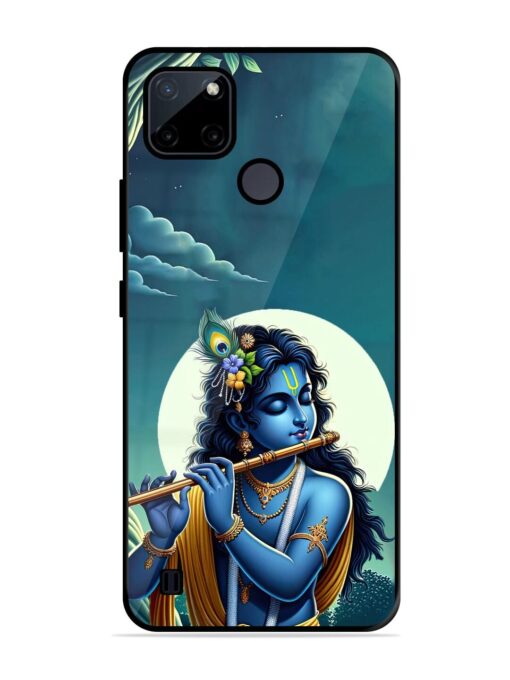 Krishna's Divine Flute Glossy Metal Phone Cover for Realme C21Y Zapvi