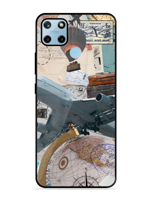 Adventure Awaits Glossy Metal Phone Cover for Realme C25Y Zapvi