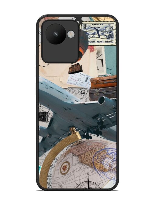 Adventure Awaits Glossy Metal Phone Cover for Realme C30