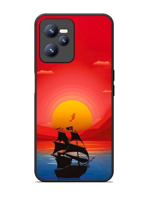 Sunset Sail Glossy Metal Phone Cover for Realme C35