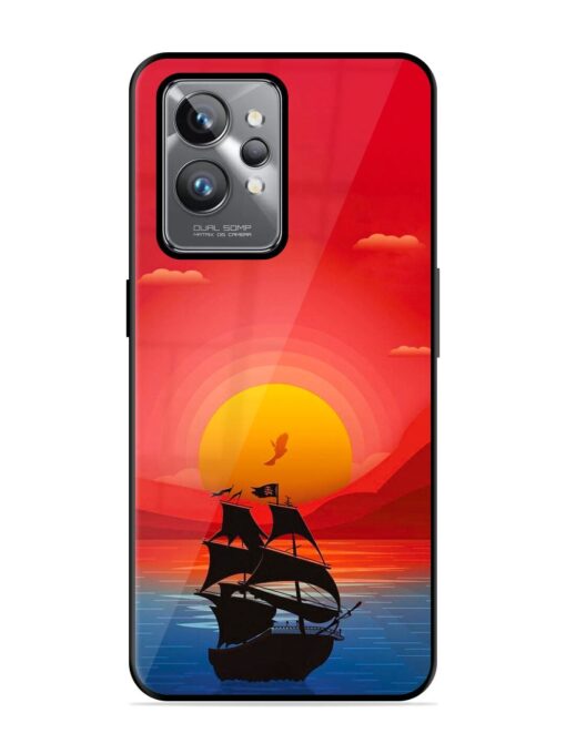 Sunset Sail Glossy Metal Phone Cover for Realme Gt 2 Pro