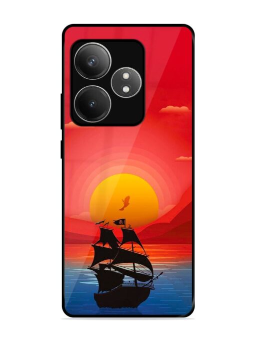 Sunset Sail Glossy Metal Phone Cover for Realme Gt 6T (5G)