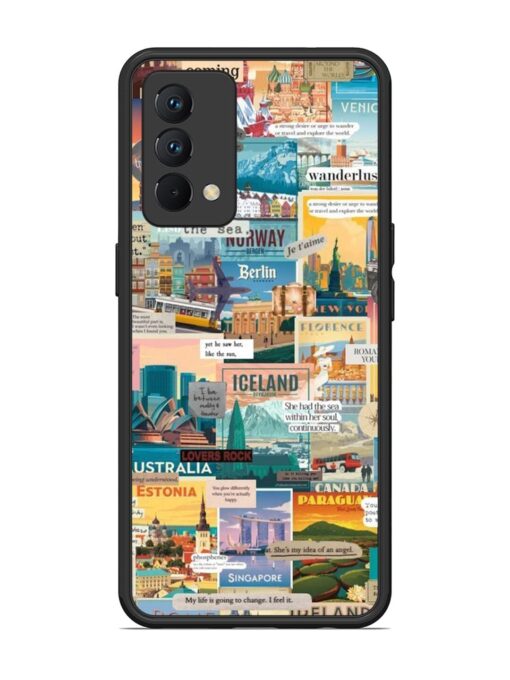 Travel Inspiration Collage Glossy Metal Phone Cover for Realme Gt Master Edition