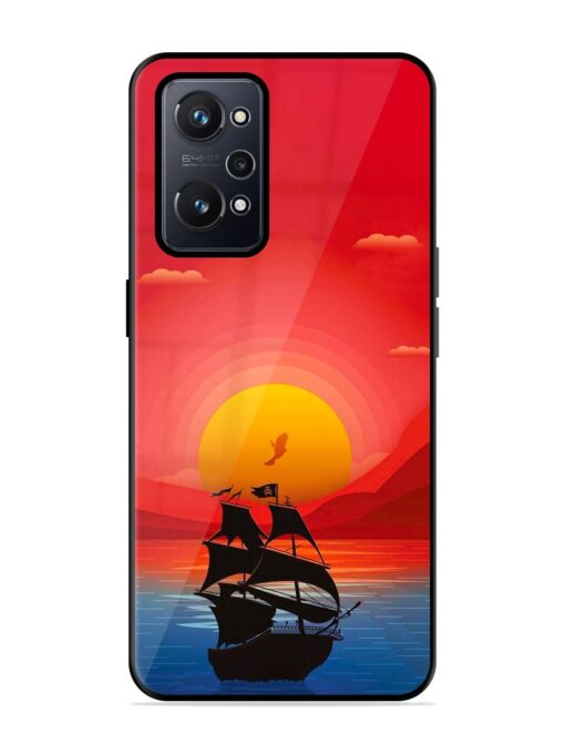 Sunset Sail Glossy Metal Phone Cover for Realme Gt Neo 2