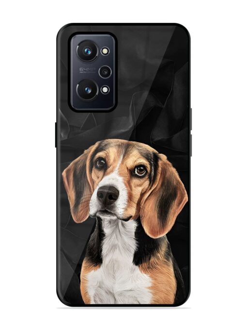 Beagle Portrait Glossy Metal Phone Cover for Realme Gt Neo 2