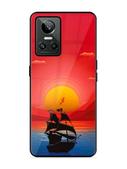 Sunset Sail Glossy Metal Phone Cover for Realme Gt Neo 3 Zapvi