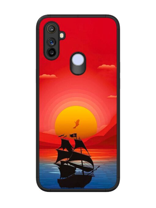 Sunset Sail Glossy Metal Phone Cover for Realme Narzo 10A