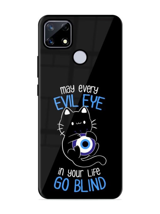 May every evil eye in your life go blind Glossy Metal Phone Cover for Realme Narzo 20