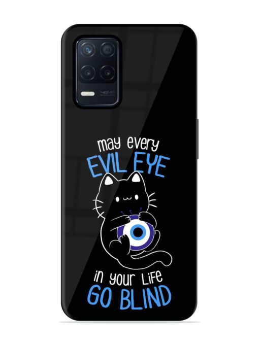 May every evil eye in your life go blind Glossy Metal Phone Cover for Realme Narzo 30 (5G) Zapvi