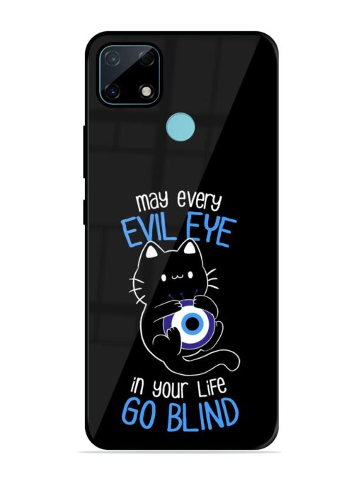 May every evil eye in your life go blind Glossy Metal Phone Cover for Realme Narzo 30A