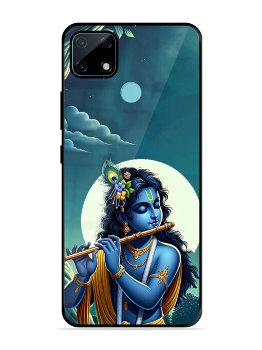 Krishna's Divine Flute Glossy Metal Phone Cover for Realme Narzo 30A