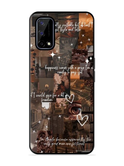 Melancholy Aesthetic Glossy Metal Phone Cover for Realme Narzo 30 Pro (5G)