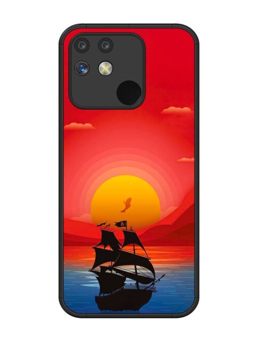 Sunset Sail Glossy Metal Phone Cover for Realme Narzo 50A