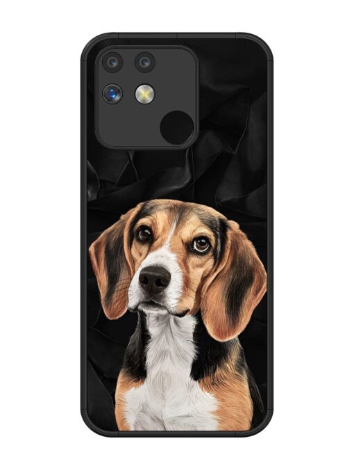 Beagle Portrait Glossy Metal Phone Cover for Realme Narzo 50A