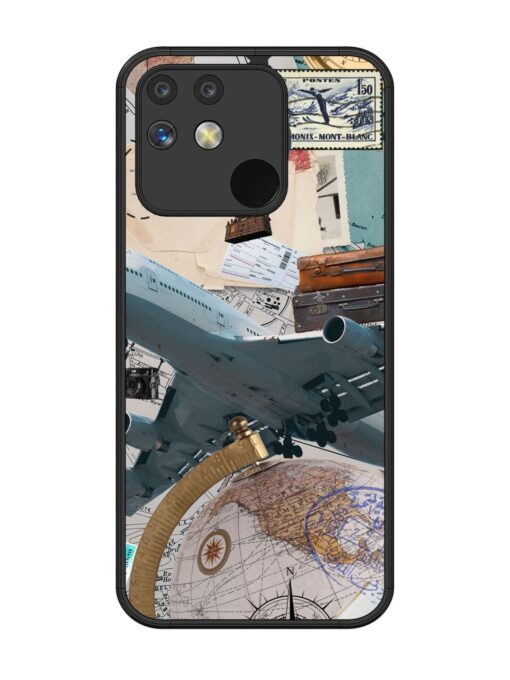 Adventure Awaits Glossy Metal Phone Cover for Realme Narzo 50A Zapvi