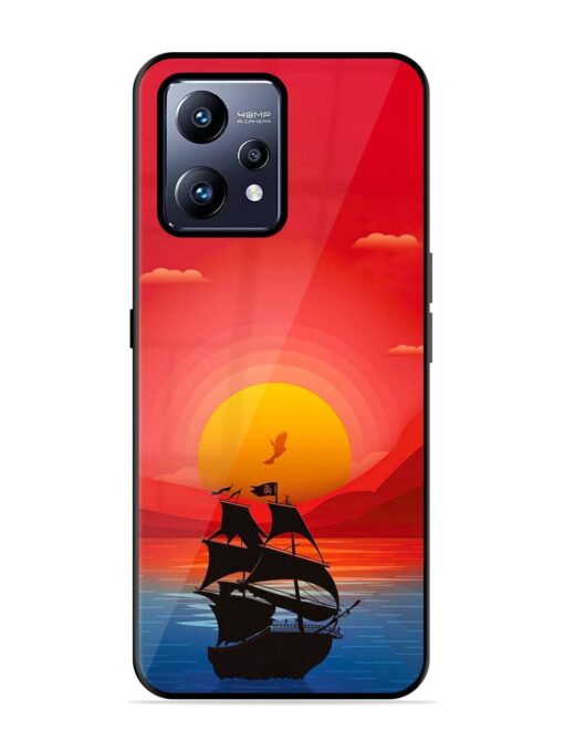 Sunset Sail Glossy Metal Phone Cover for Realme Narzo 50 Pro