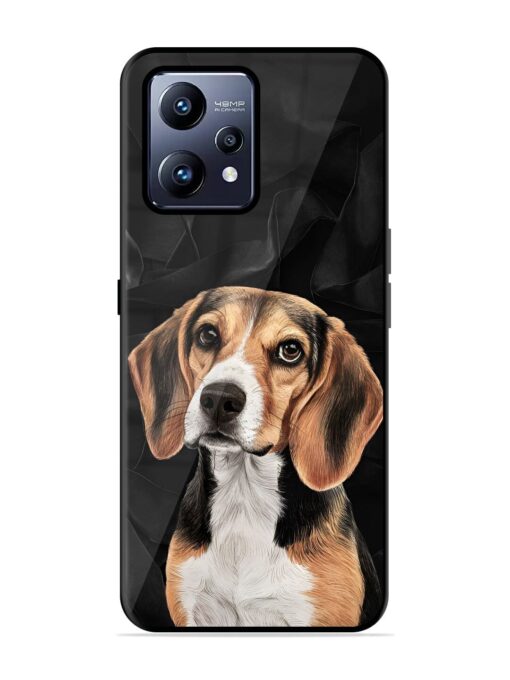 Beagle Portrait Glossy Metal Phone Cover for Realme Narzo 50 Pro