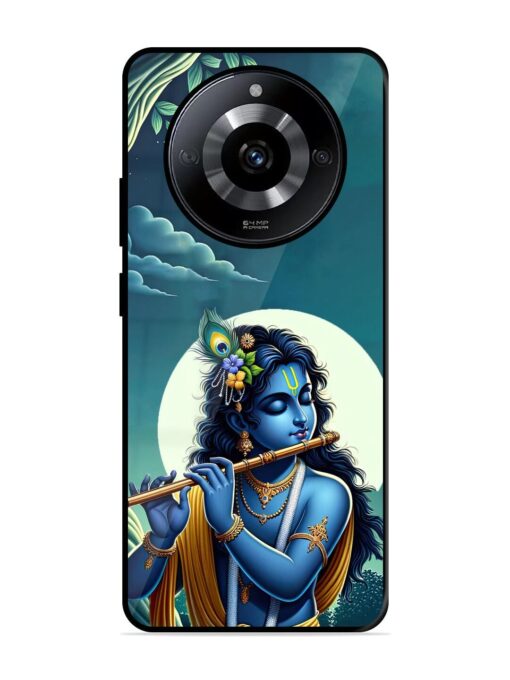 Krishna's Divine Flute Glossy Metal Phone Cover for Realme Narzo 60 (5G) Zapvi