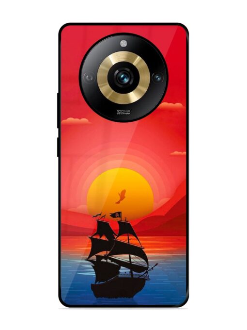 Sunset Sail Glossy Metal Phone Cover for Realme Narzo 60 Pro (5G)