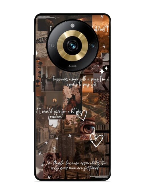 Melancholy Aesthetic Glossy Metal Phone Cover for Realme Narzo 60 Pro (5G) Zapvi