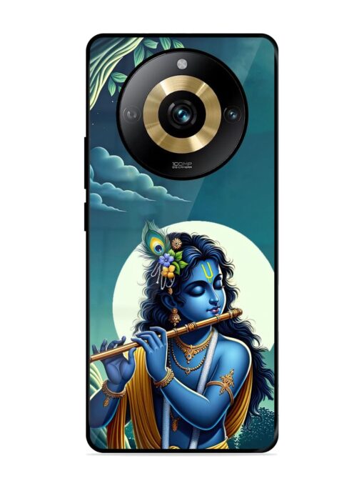 Krishna's Divine Flute Glossy Metal Phone Cover for Realme Narzo 60 Pro (5G)